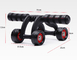 Gym Fitness Ab Wheel Roller Rebound Trainer عضلات شکم 32.5x13.7x22.5cm